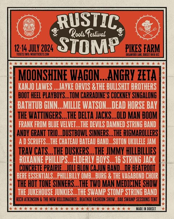 Win a Family Set of Weekend Tickets to Rustic Stomp Festival