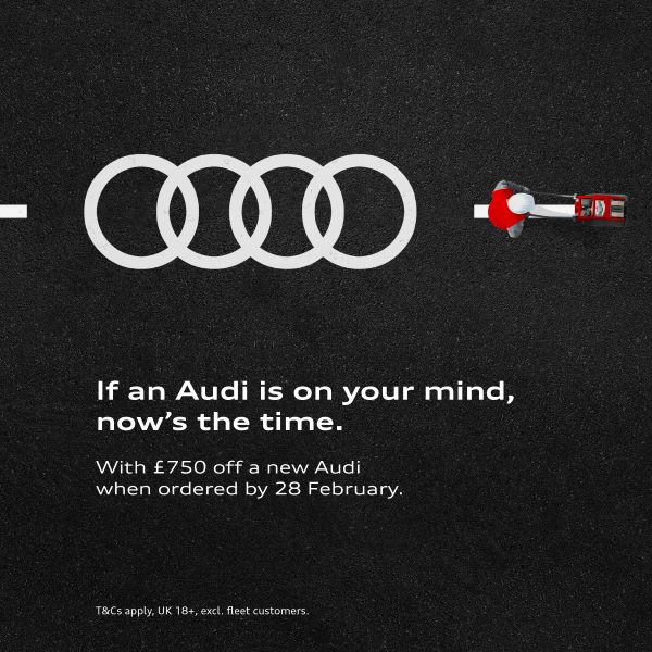 £750 OFF a New Audi