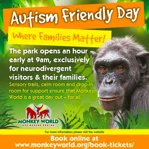 Monkey World Neurodivergent Day