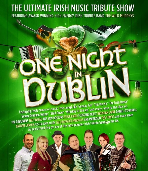 SPEND ‘ONE NIGHT IN DUBLIN’ IN BOURNEMOUTH ON SATURDAY 31 AUGUST 2024