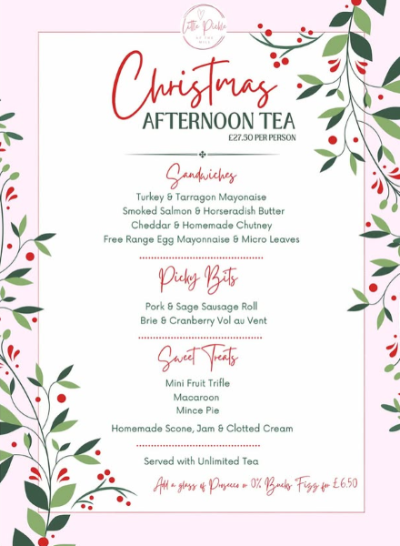 Christmas Afternoon Tea at Little Pickle at The Mill